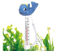 Thermomètre de piscine flottant - En forme de poisson - Indicateur de température de spa - Pour hommes, femmes, propriétaires de maison, sportifs, jardin, vacances, maison, appartement, club, école