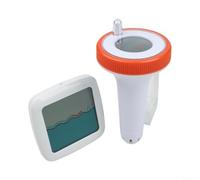 Thermomètre de piscine flottant sans fil, capteur numérique étanche IP67 pour spa, baignoire et aquarium, avec moniteur d'humidité intérieure et affichage de la température en temps réel, gris