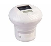 Infactory Thermomètre de piscine solaire avec doseur de chlore et LED RVB PT-180