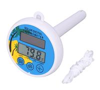 Thermomètre de piscine numérique solaire flottant 01 02 015, thermomètre sans fil, thermomètre flottant de température de l'eau facile à lire pour piscines, baignoires
