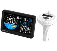 Thermomètre de piscine, sans fil, avec alarme et station de base