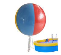 Thermomètre de piscine - Thermomètre flottant pour piscines de 15,94 pouces | Jauge de température de l'eau avec corde pour adultes | Spa Piscine extérieure intérieure Facile à lire Temp. PVC