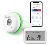 Thermomètre de piscine Wi-Fi - Affichage numérique - Rechargeable