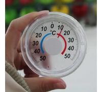 Thermomètre de porte et fenêtre extérieure, Type pointeur, montre froide et chaude, offre spéciale, thermomètre rond en plastique pour porte et fenêtre thermo-hygromet-10PC