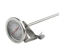 Thermomètre de sol à compost en acier inoxydable, 50 cm de long, jauge de température de jardin pour poubelle et déchets organiques, 0-120 °C pour compteur à cadran
