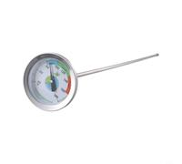 Thermomètre de sol en acier inoxydable avec sonde de 500 mm de long, jauge de température de compost pour jardin, serre, engrais et eau, moniteur de tas de compost extérieur