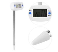 Thermomètre de sol / Humidimètre électronique - Mini - Acier inoxydable - Mesure température & humidité - Haute précision