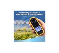 Thermomètre de température de testeur de vitesse du vent gm816 anémomètre lcd numérique mini G