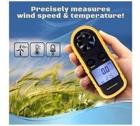 Thermomètre de température de testeur de vitesse du vent gm816 anémomètre lcd numérique mini G