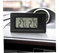 Thermomètre de voiture, jauge de température numérique avec écran LCD, intérieur de la voiture et thermomètre à air extérieur pour les voitures camion UV (avec câble 1,5 m)