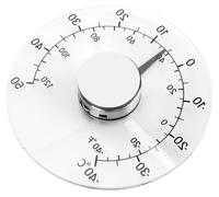 Thermomètre d'extérieur pour fenêtre - Indicateur de température - Météo - Mesure de la température - Adhésif transparent - 10,7 x 2,4 cm - Transparent