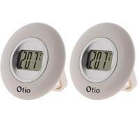Thermomètre digital intérieur - Blanc - Otio (Lot de 2)