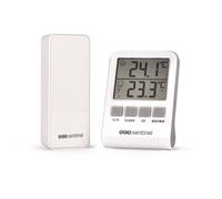 Thermomètre intérieur/extérieur numérique SCS SENTINEL HCN0062 LCD sans fil 433 MHz Blanc