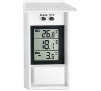 Thermomètre électronique mini-maxi pour l’intérieur ou l’extérieur,