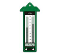 Inovalley Thermomètre électronique Mini Maxi – Intérieur et extérieur – Vert