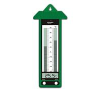 Inovalley Thermomètre électronique Mini Maxi – Intérieur et extérieur – Vert