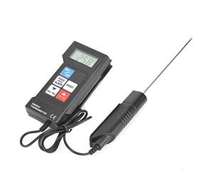 Thermomètre Électronique Professionnel EM502C avec Sonde -50°C à +300°C - Haute Précision 0.1°C - Pour Cuisine, Boulangerie et Industrie Agroalimentaire - Affichage LCD avec Mémoire Max/Min