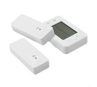 Thermomètre électronique sans fil pour intérieur et extérieur avec 2 détecteurs pour réfrigérateur, congélateur, cave à vin, camping-car, affichage Fahrenheit Celsius, plage de 100 m, alarme