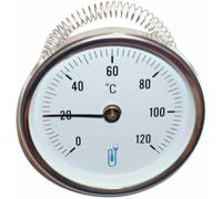 Thermomètre en applique - cadran de diamètre 63 mm DISTRILABO