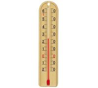 Thermomètre en bois - 22 cm