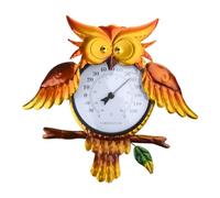 Thermomètre en forme de hibou - Affichage clair de la température - Idéal pour une utilisation en extérieur dans votre jardin, cour et jardin