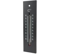 Thermomètre en médium contemporain Noir - 22 cm