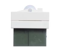 Thermomètre et hygromètre de fenêtre numérique LCD avec ventouse pour une utilisation intérieure et extérieure