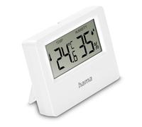 Hama Thermometer und Hygrometer \ Ebro\ , digital, für innen oder außen, Weiß Thermo-hygromètre 00222222