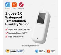 Thermomètre et hygromètre intelligent Zigbee, étanche IP65, capteur de température et d'humidité LCD, compatible avec Alexa Google Home TUYA Z2M