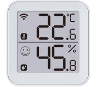Konyks Termo 2, Thermomètre Hygromètre connecté Wi-Fi, Grand écran, Lecture à distance, déclenche d'autres appareils Konyks en fonction des mesures, Compatible Alexa et Google Home