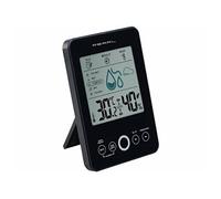 : Thermomètre et hygromètre numérique avec alarme moisissure - coloris noir