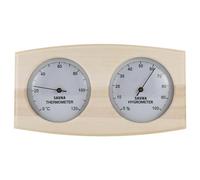 Thermomètre et hygromètre pour sauna en bois, accessoire de spa mural, mécanique, sans pile.