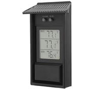 Thermomètre Extérieur, Jardin Thermomètre Numérique à L'extérieur Min Thermomètre Murmètre Tempilement Mural pour Garden Greenhouse -20-50 ℃ Précision ± 1 ℃