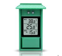 Thermomètre extérieur mural - FISHTEC - Thermomètre digital cabane LCD -20°C/+50°C - Min/Max - Fixation murale