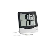 TFA Dostmann Thermomètre digital intérieur-extérieur 30.1011 K filaire noir-blanc