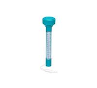 Bestway Thermomètre de piscine flottant ABS – Celsius/Fahrenheit – Ficelle de fixation – Blanc