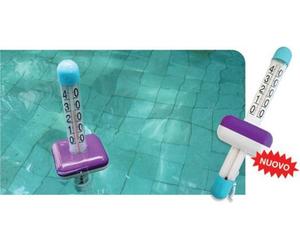 Thermomètre flottant pour piscine Kokido Jumbo, 40 cm, avec chaîne et grands chiffres, plage de température de 0 °C à 50 °C