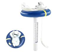Thermomètre flottant pour piscine Ours polaire avec ficelle