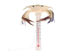 Thermomètre Flottant Tortue en Plastique, Petit Modèle Attache | Double Échelle Pratique, pour Bassin à Poissons, Surveillance D’aquarium, Eau de Bain