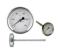 Thermomètre four à bois - Barbecue et fumées 0 - 500 g avec sonde rigide de 30 cm - Température