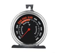 Thermomètre Four Grand pour cadran Lecture Rapide 100-600°F pour Cuisson Rôtis Gâteaux Pain Barbecue Fumoir Pâtisserie Stand Crochet 7,65x10,14cm