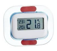 TFA Dostmann Thermomètre frigo-congélateur digital 30.1042 G – Min/Max – EN13485 – Blanc/Bleu