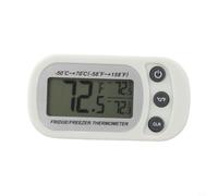 Thermomètre Frigo Numérique LCD -20°C à 50°C pour précis Thermomètre(White) | Écran LCD géant, lecture pour facile, précision ±1°C, pour affichage simultané actuel min max, pour idéal frigo