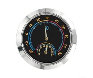 Thermomètre Hygromètre Alliage Zinc Acier pour robuste Thermomètre | pile, technologie bimétal, en , pour zéro entretien, durée de vie prolongée