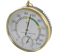 Thermomètre hygromètre bimétal - STIL - D.100 - Jaune - Indiquer la température - Jardin et maison