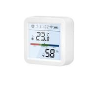 Thermomètre Hygromètre Connecté KYF - Wi-Fi 2.4 GHz - Température & Humidité - Alertes Smartphone - Compatible Alexa & Google