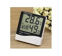 Thermomètre Hygromètre Digital LCD Interieur Testeur Horloge