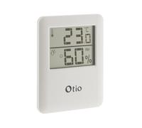 Otio Thermomètre hygromètre magnétique 936055 LCD intérieur 0°C-50°C 20%-95% blanc