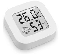 Thermomètre Hygromètre Intérieur Digital à Haute Précision, Moniteur de Température et Humidimètre, Thermo Hygromètre Indicateur