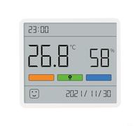 Thermomètre Hygromètre Intérieur Numérique LCD 3,34 Pouces - Indicateur Confort DRY WET - Montage Magnétique Bureau Maison - Précision ±1°C - 7x8cm